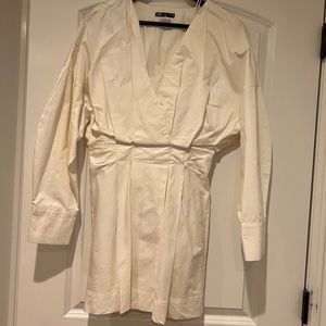 Size 8 Dress White Long Sleeve